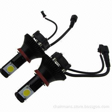 Universal automotive LED headlight kits with H8, H9, H11, 50W, 5,500K & 1,800LM